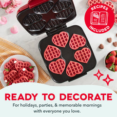Multi Mini Heart Waffle Maker
