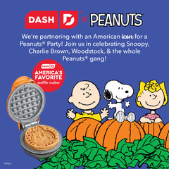 Peanuts® x Dash Snoopy Jack-o-Lantern Mini Waffle Maker