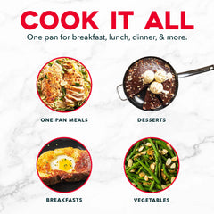 Lightweight Cast Iron Nonstick Pans