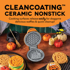 Peanuts® x Dash Snoopy Jack-o-Lantern Mini Waffle Maker